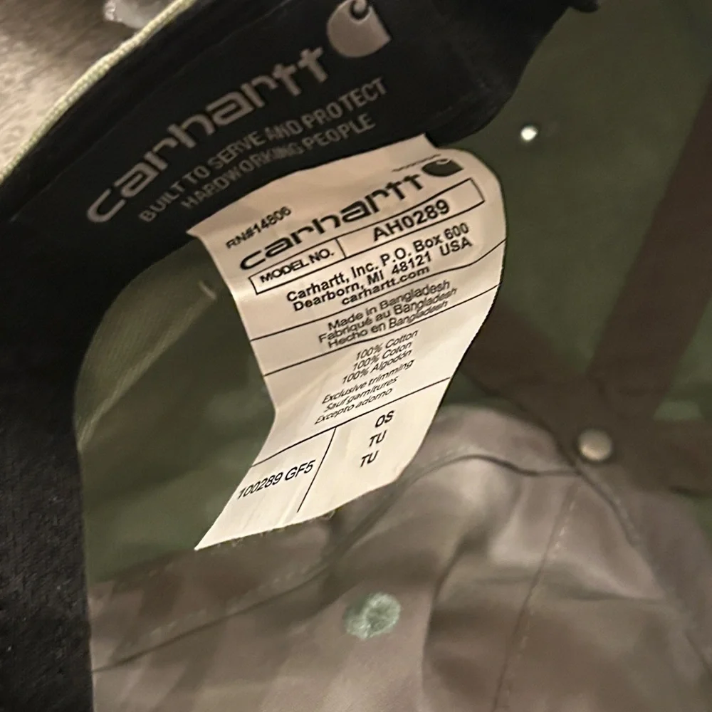 Carhartt Green Cap - Picture 4 of 9